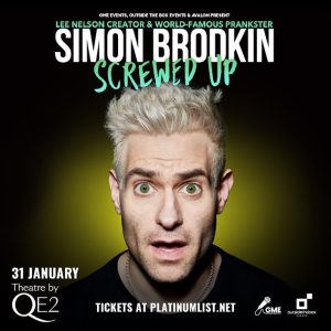 Simon Brodkin at Theatre by QE2