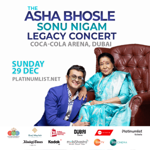 The Asha Bhosle And Sonu Nigam Legacy Concert in Dubai Desi Events